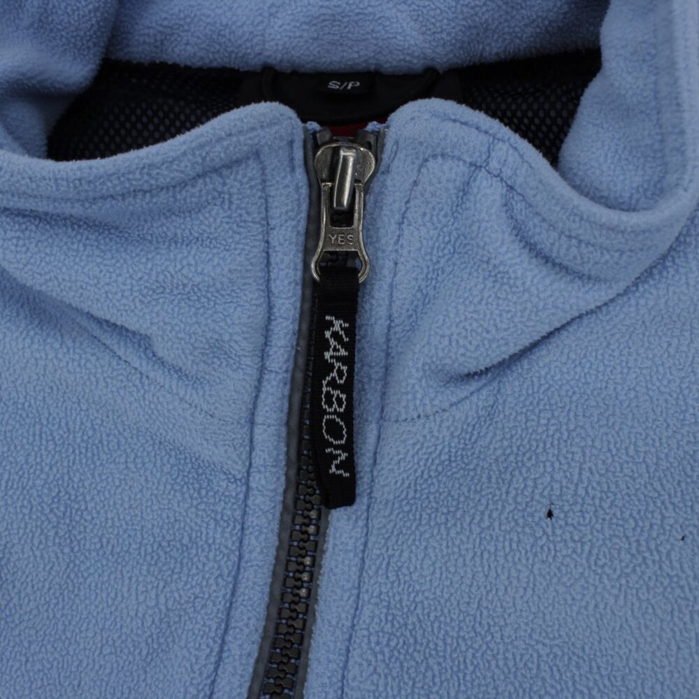 Karbon Women’s Full Zip Polar Fleece Jacket - Blue & Black - Size S - Picture 3 of 10